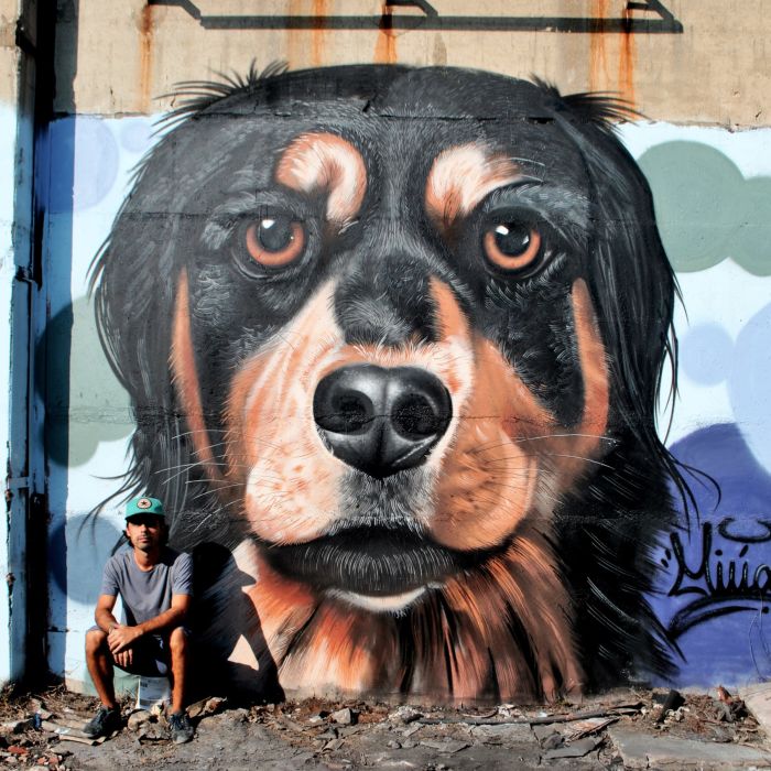Graffiti personalizado no seu espaço por MIÚDO