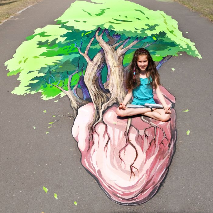 3D illusion by Mary Kudasheva