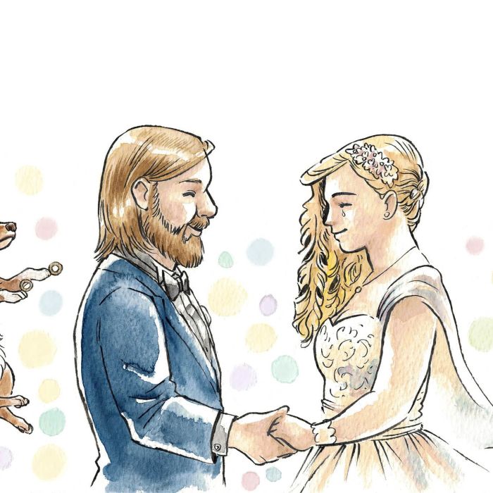 Wedding sketching por Sabine Koops Illustration