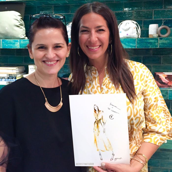 LIVE EVENT FASHION ILLUSTRATION por CRISTINA TUDOR