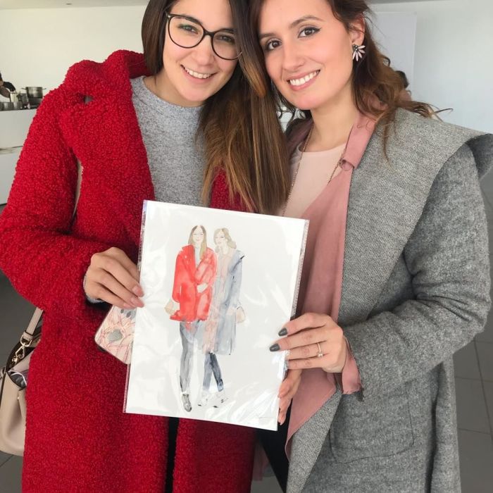 Fashion Watercolour Live Drawing por Ana Mirpuri