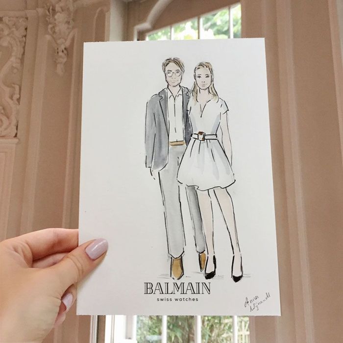 Live event sketching by Anna's illustrations