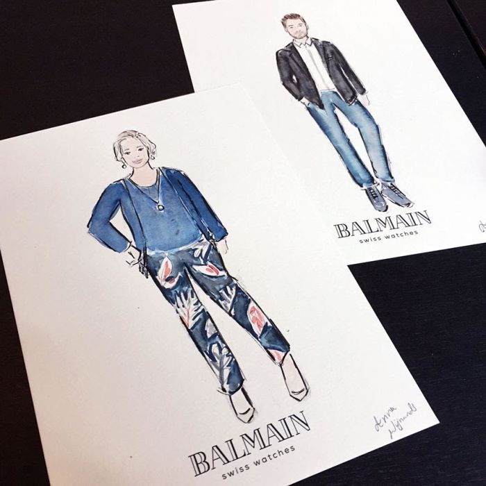 Live illustration at events por Anna's illustrations