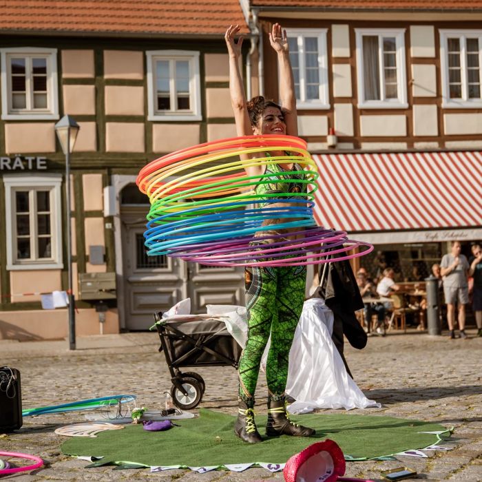 Fairytale Flow Arts Street Show by Ka Whoops