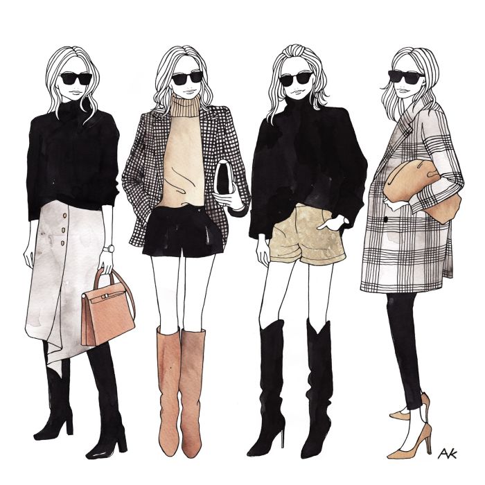 Fashion Illustration by Akiko Kato Ruiz