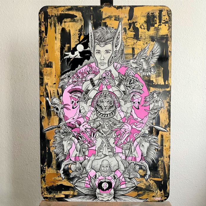 Acrylic painting by Seboh