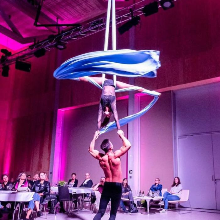 Aerial Silk por Duo Corina & Anton