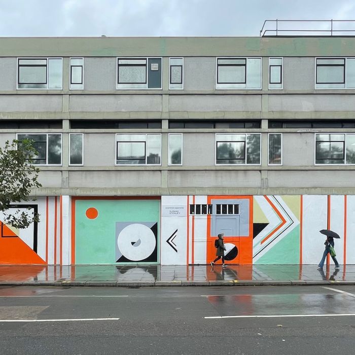  Abstract Mural von Karc