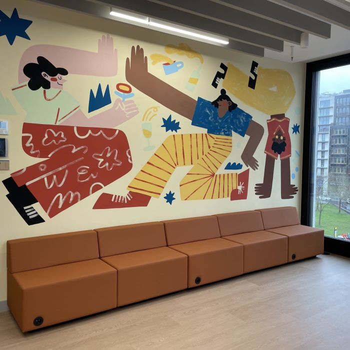 Indoor Murals por Land of Júlia / Júlia Mota Albuquerque