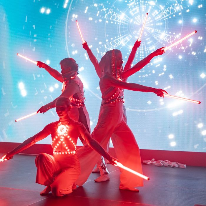 Elegant Lightshow von Aliatrix