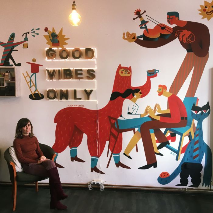 Indoor Mural von Kate Voronina