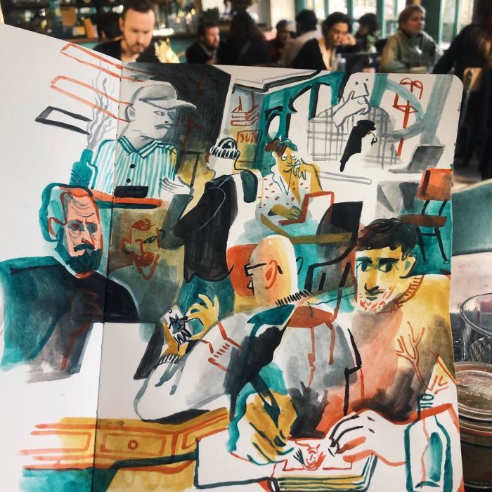 Live Painting por Katerina Voronina