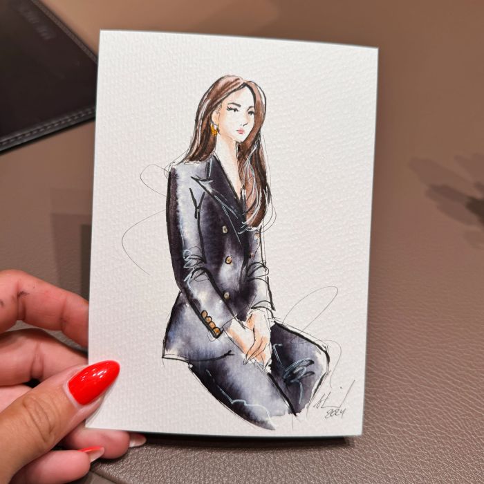 Live Fashion Illustration - Fashion Live Sketching von Vernessa Himmler