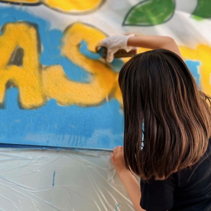 Kinder Graffiti-Workshop von Florian Erb "der Kunstwerker"