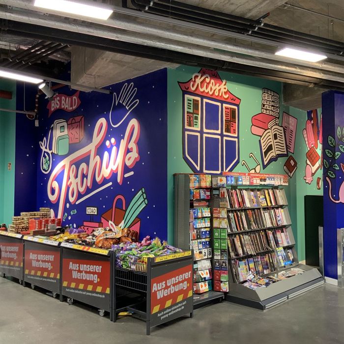 Painted Indoor Murals por Vikunia