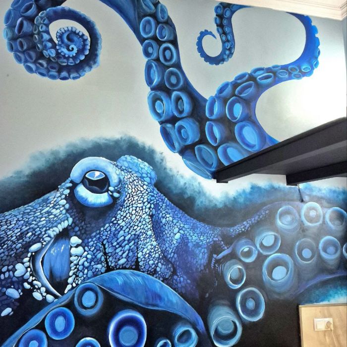 Wandmalerei / Wandgestaltung / Malerei / Art von aligory