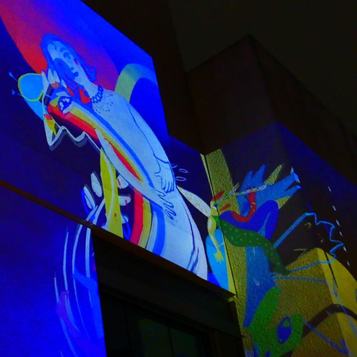 Lichtkunst-Installationen von KOPFFARBEN