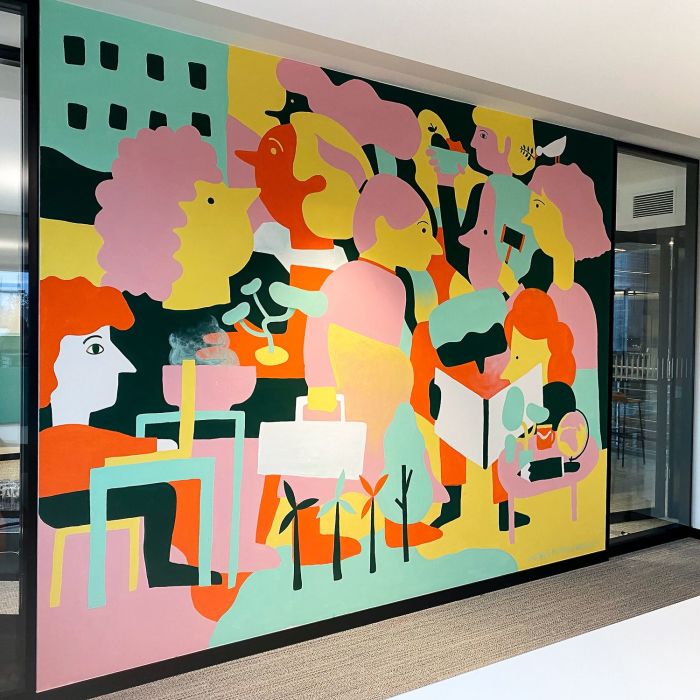 Murals / Wandgestaltung mit voller Energie von Andres Munoz Claros