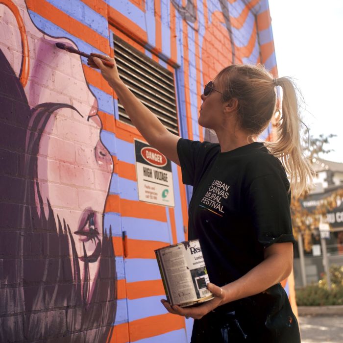 Live painting by Lucy Lucy