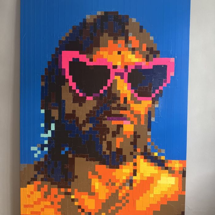 Pixel Portrait por tapetypo