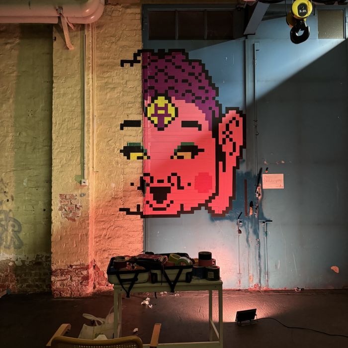 Indoor Tape Mural by tapetypo