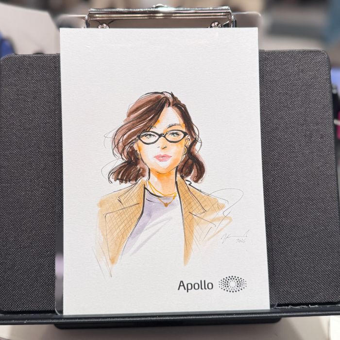 Beauty Potraits - Live Illustration von Vernessa Himmler