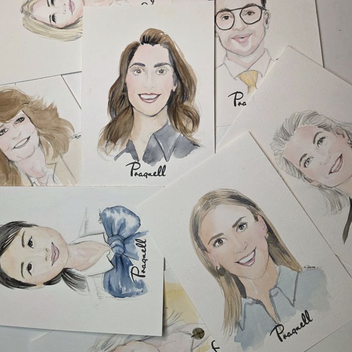 Live Emersive Event Fashion Illustration  by Sonya Parra