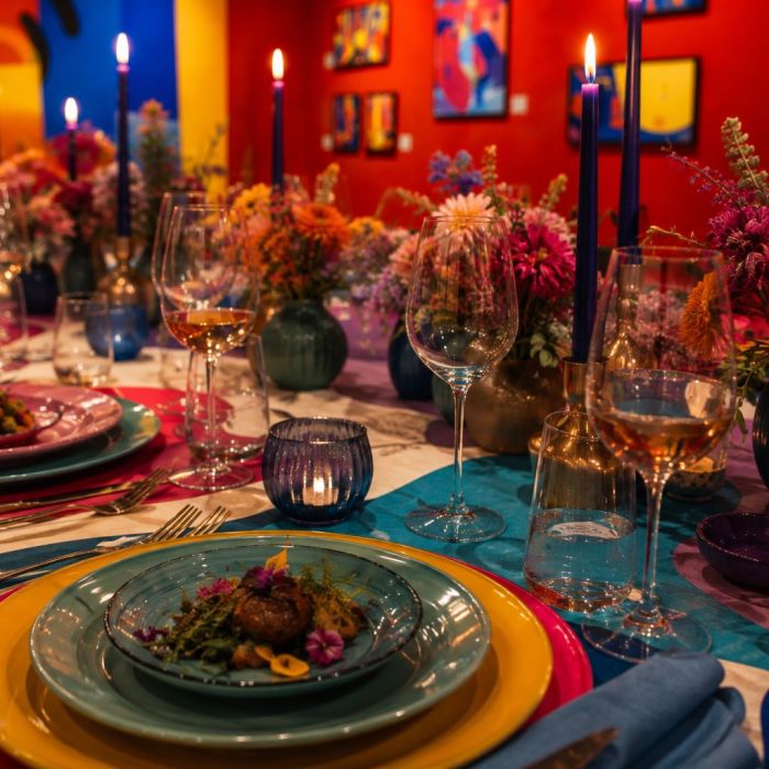 Immersive Art Dinner Experience in Berlin by Casa Color Studio