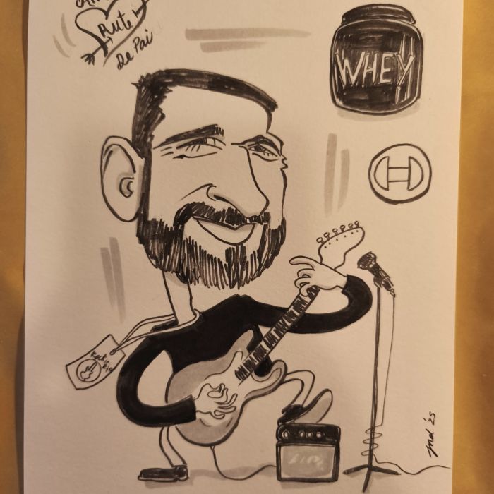 Caricatura ao vivo por Caricaturas_Jordão