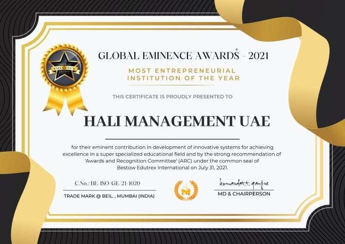 MOST ENTREPRENEURIAL INSTITUTION OF THE YEAR