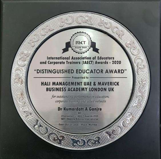 DISTINGUISHED EDUCATOR AWARD