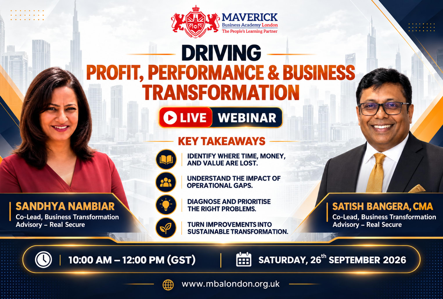 Driving Profit, Performance & Business Transformation