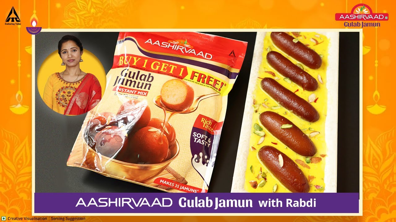 Instant Gulab Jamun and Rabdi Made with Aashirvaad Instant Mix!