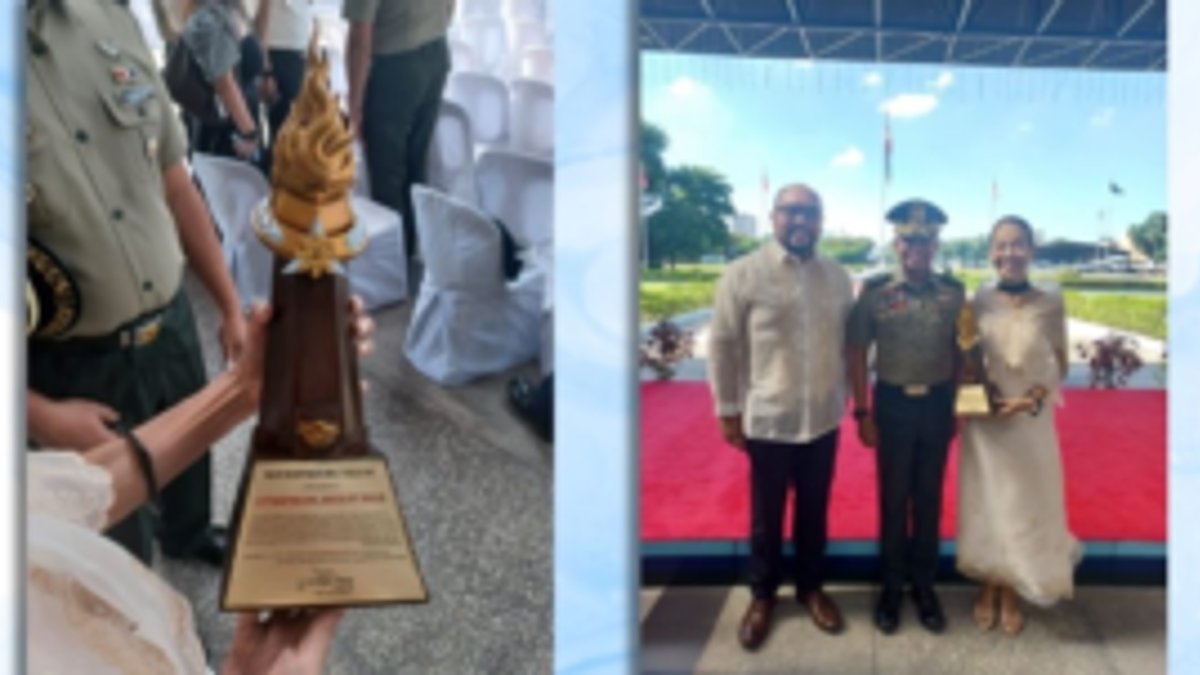 Globe wins AFP Golden Flame Award for military connectivity Globe wins AFP Golden Flame Award for military connectivity - military connectivity