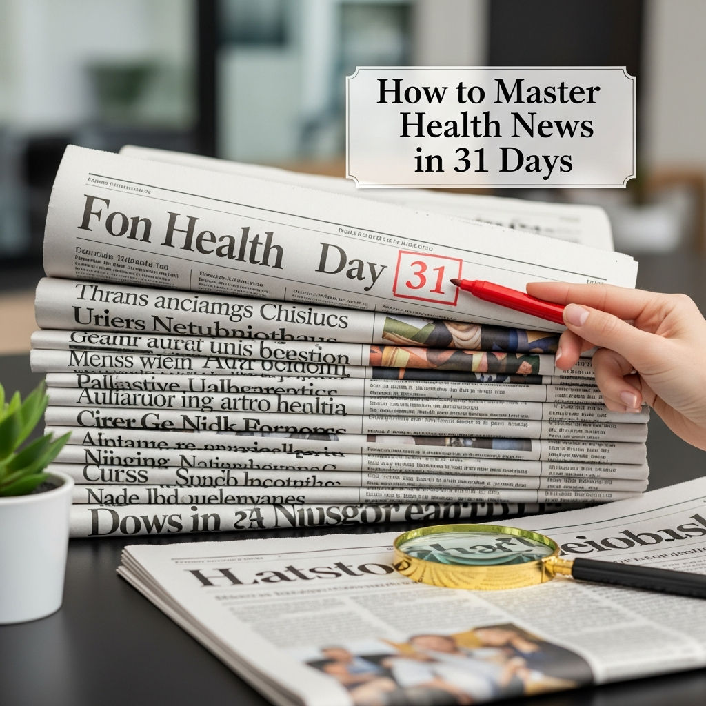 How to Master Health News in 31 Days: A Comprehensive Guide to Health Literacy