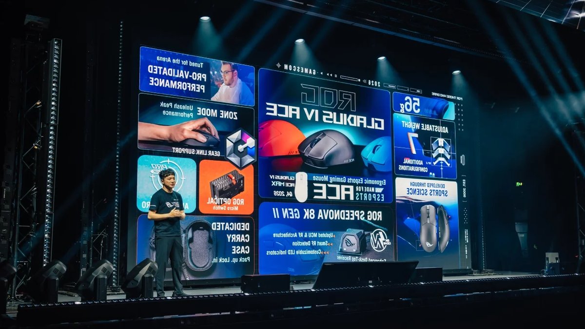 ASUS ROG Unveils 720Hz OLED New Mice WiFi8