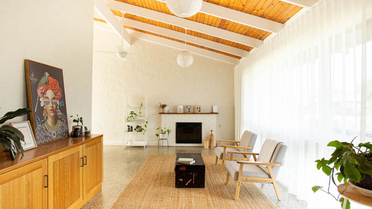 Sarah and Laura Renovate 1970s Architectural Home - adelaide home renovation