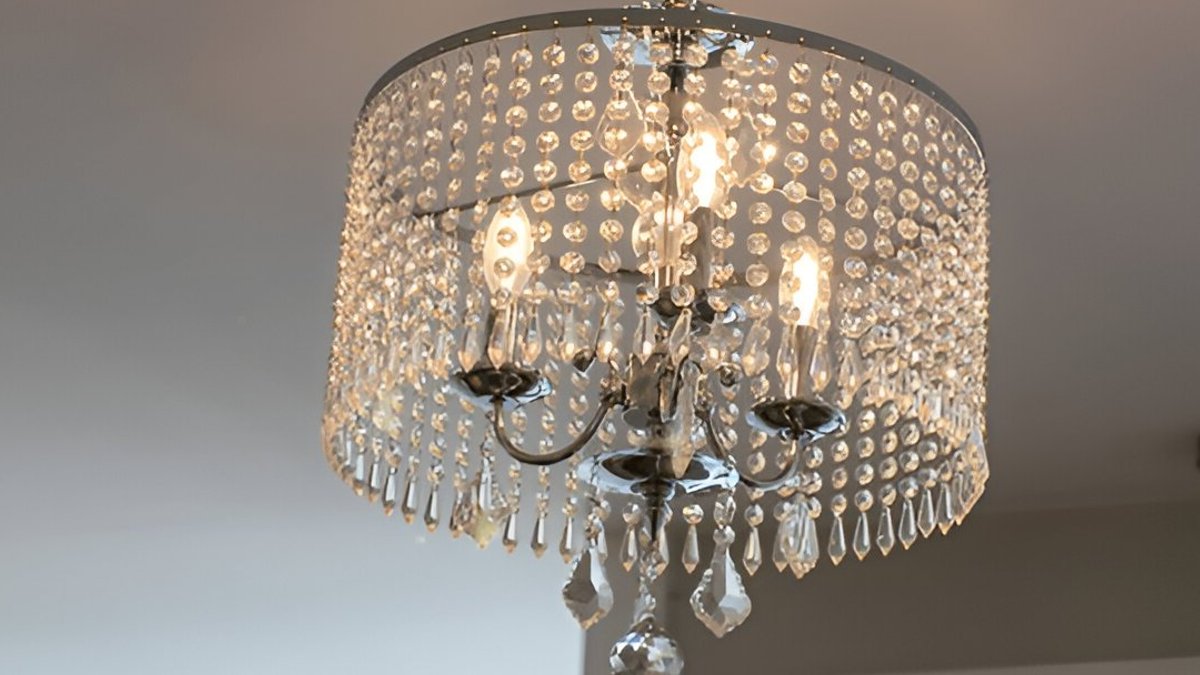 Drum chandelier blends music and lighting - drum chandelier