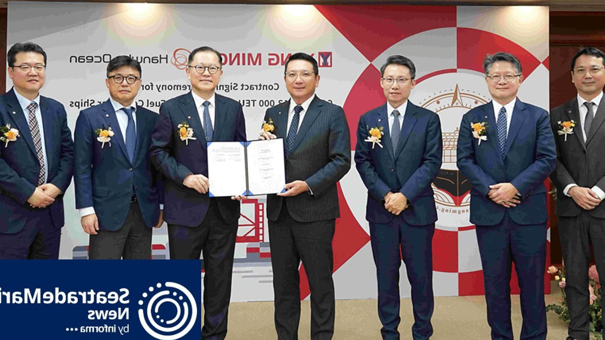 Yang Ming orders six container ships from Hanwha - yang ming container ships