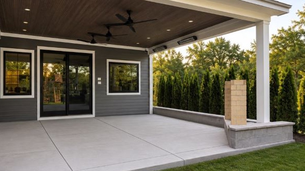 Homeowners Install Porcelain Tile on Concrete Deck Homeowners Install Porcelain Tile on Concrete Deck - porcelain tile installation