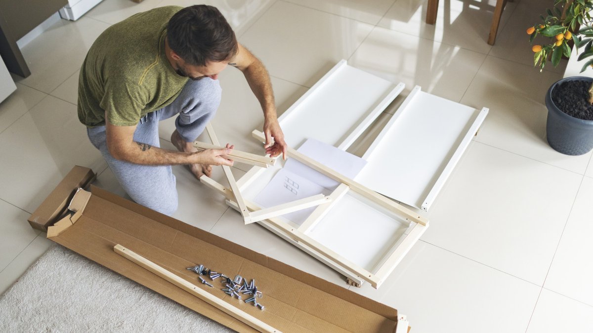 DIY Oak Finish Transforms Basic IKEA Furniture - oak finish