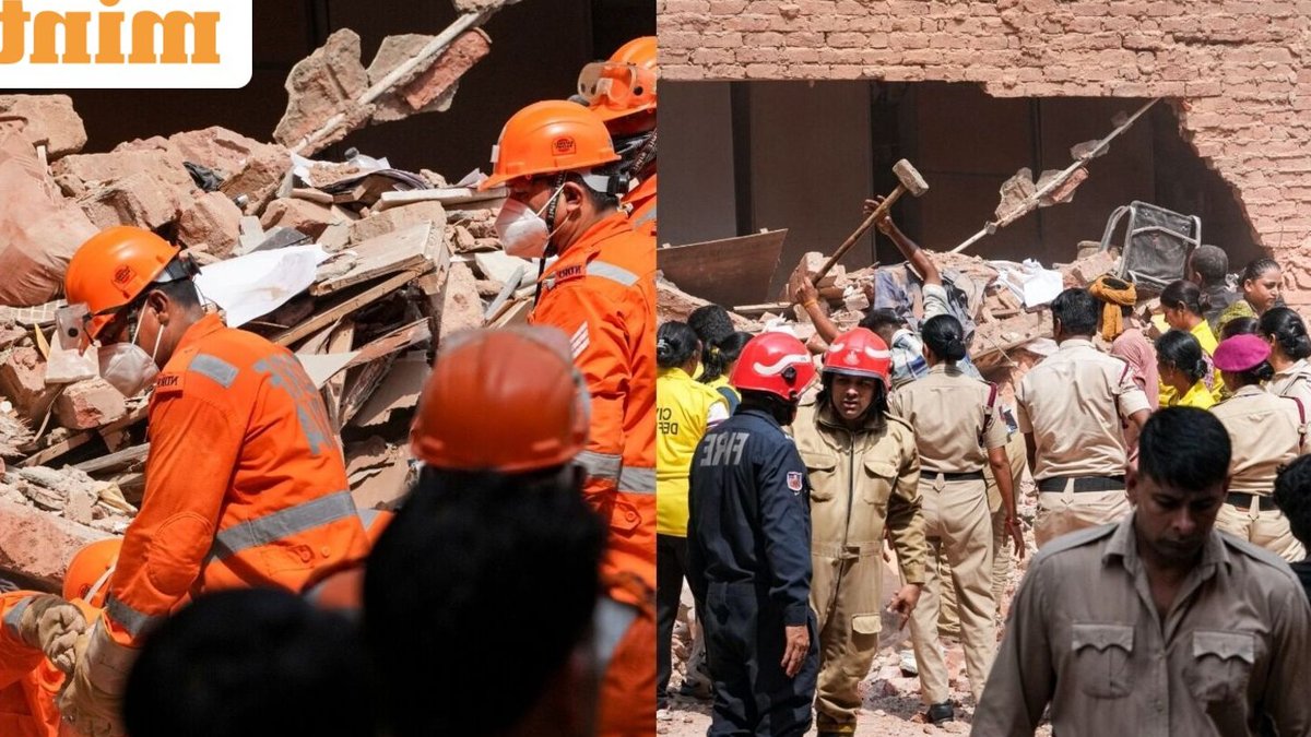 MCD suspends officials after Delhi collapse kills 7 - delhi building collapse