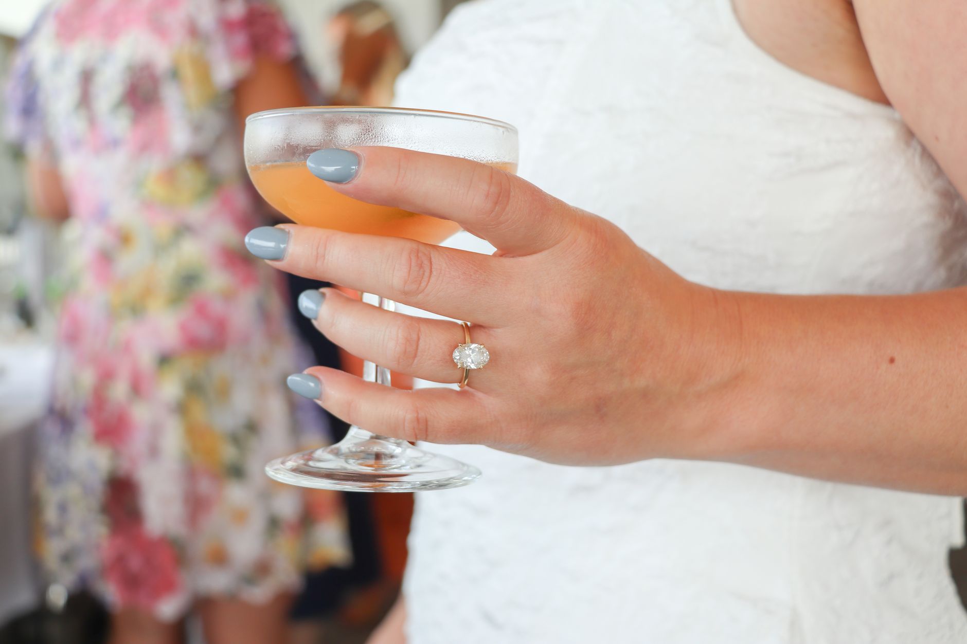 Moissanite engagement rings and the style of my dress