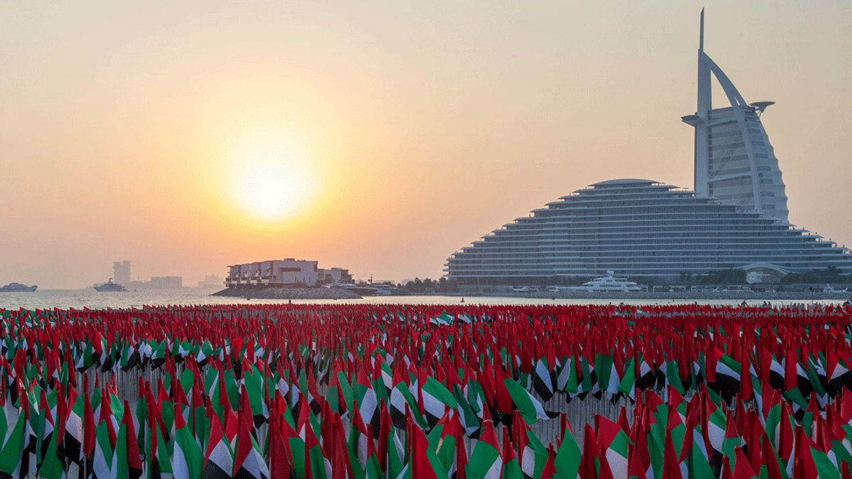 UAE considers extra public holiday in November The UAE flag was designed in 1971 by Abdullah Mohammed Al Maainah, a 19-year-old Emirati who entered a national competition p