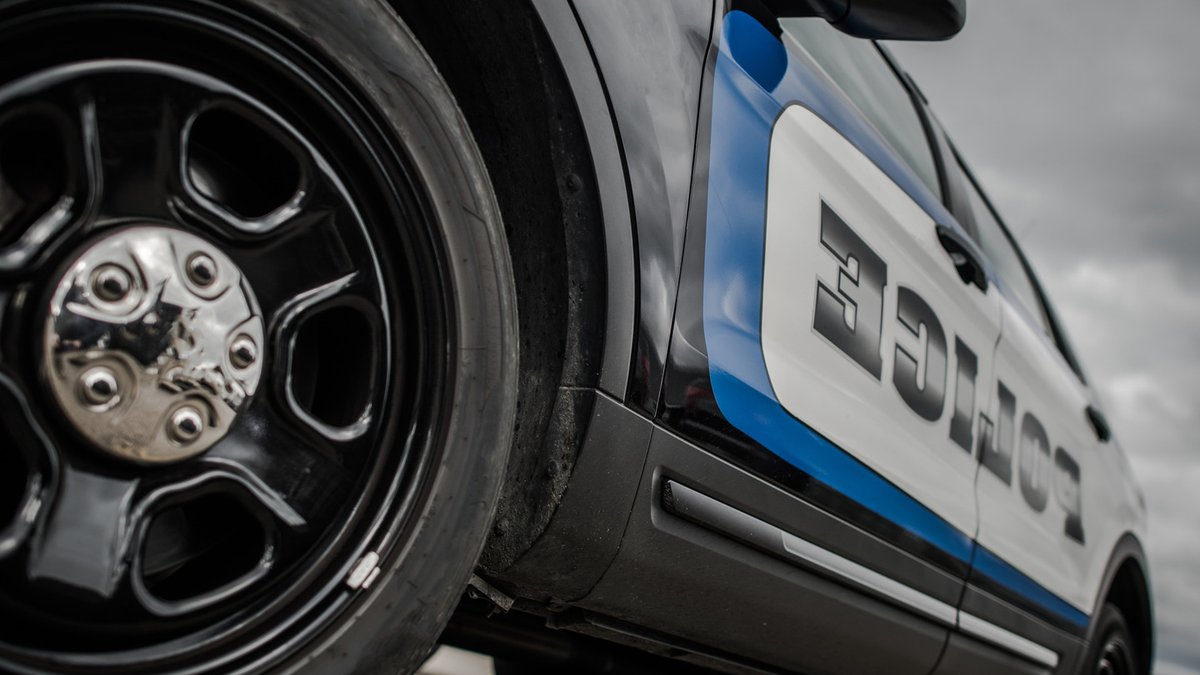 Police cars have upgraded brake systems Police cars have upgraded brake systems - police cars