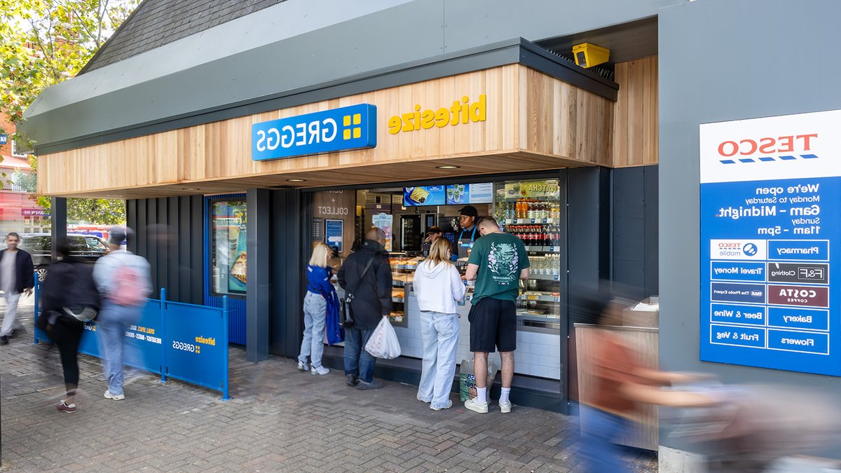 Greggs Launches First In-Store Supermarket Shop at Tesco Greggs Launches First In-Store Supermarket Shop at Tesco - greggs tesco