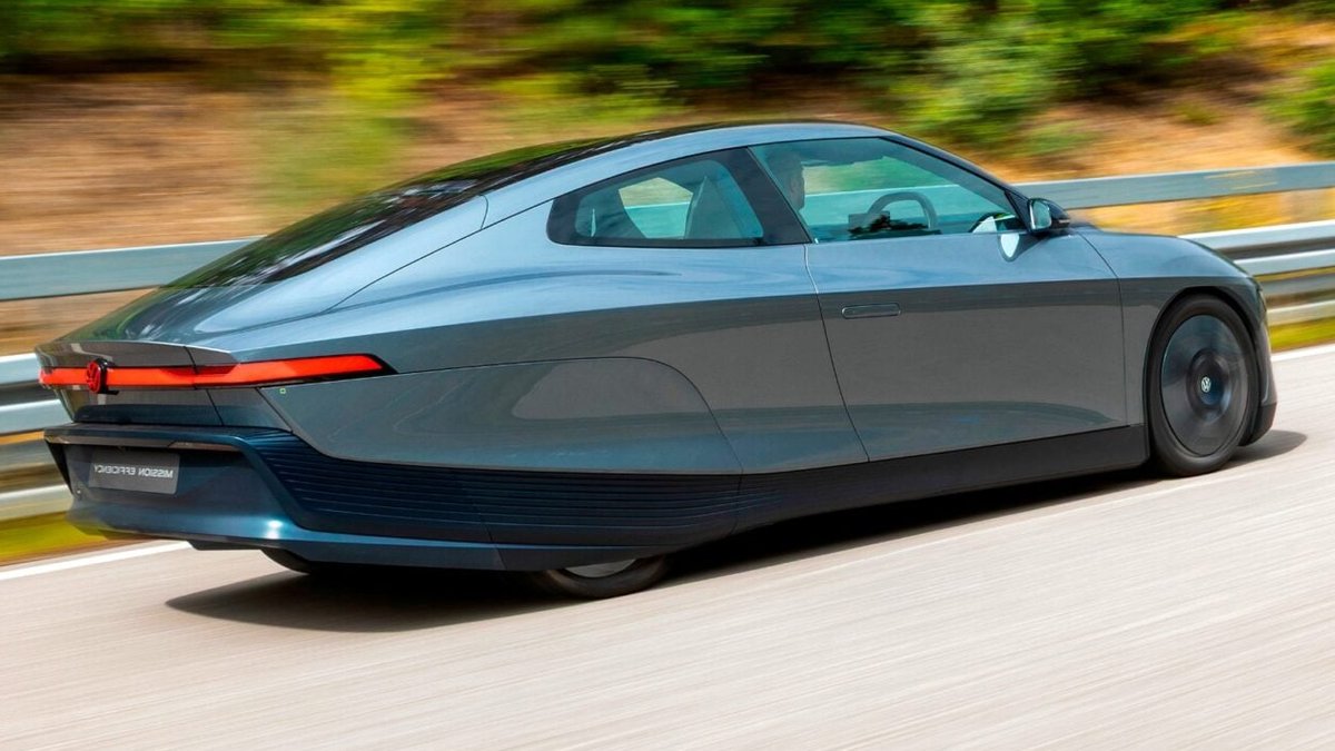 Volkswagen unveils efficient concept car Volkswagen unveils efficient concept car - electric transportation