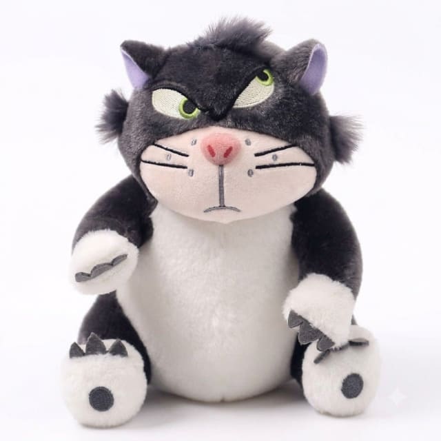 Cute Black & White Cat Soft Toy – Plush Stuffed Animal Toy