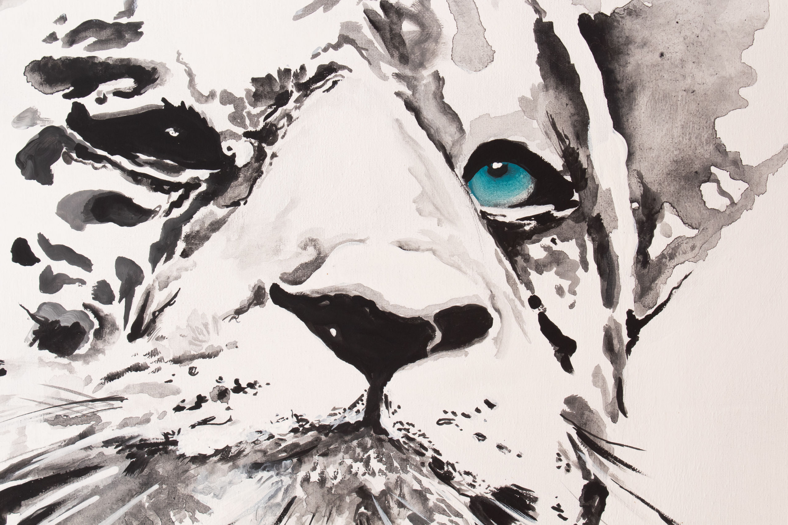 Ojo azul, detalle: Ojo