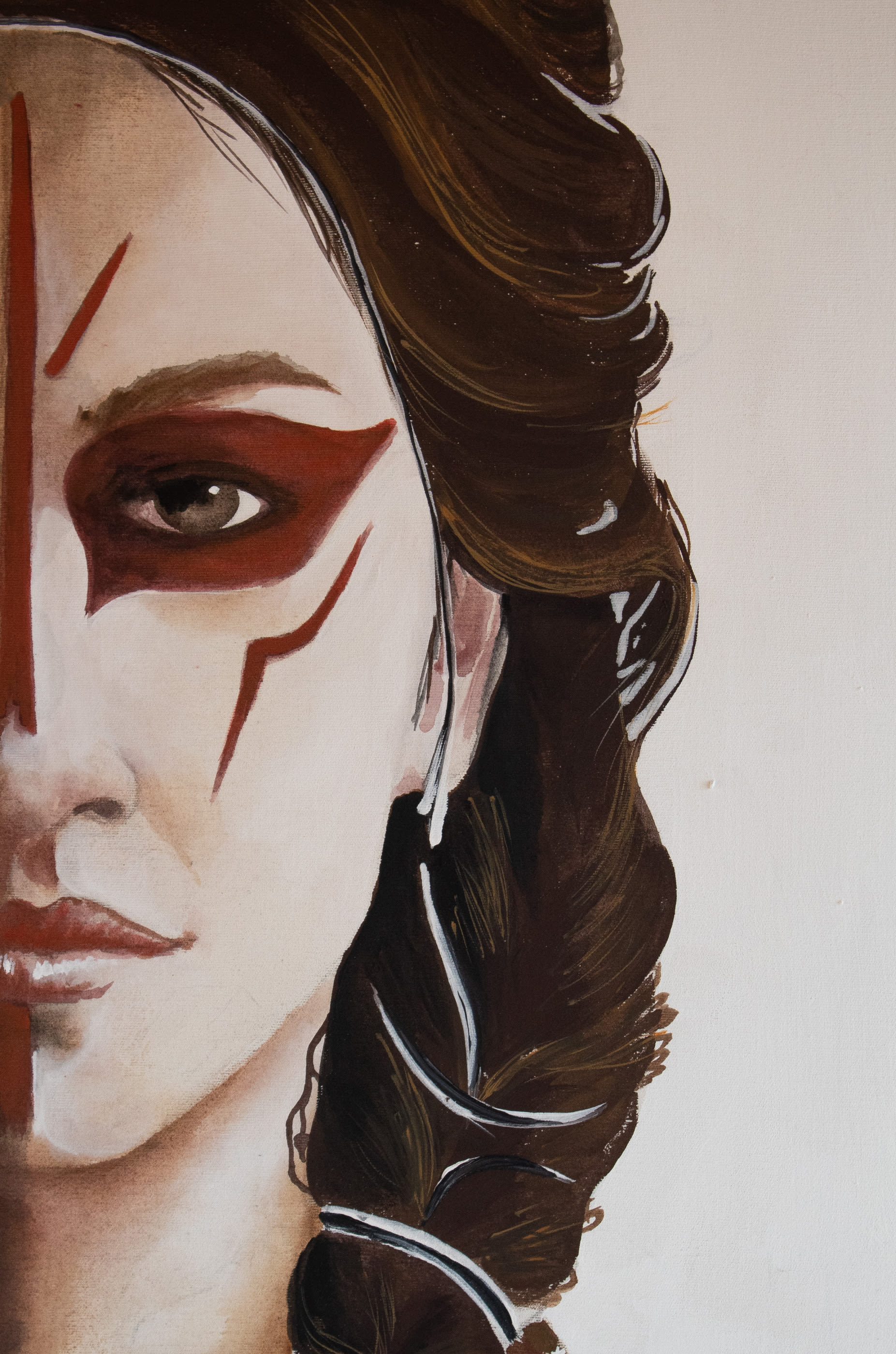 Ritual, detalle: Rostro